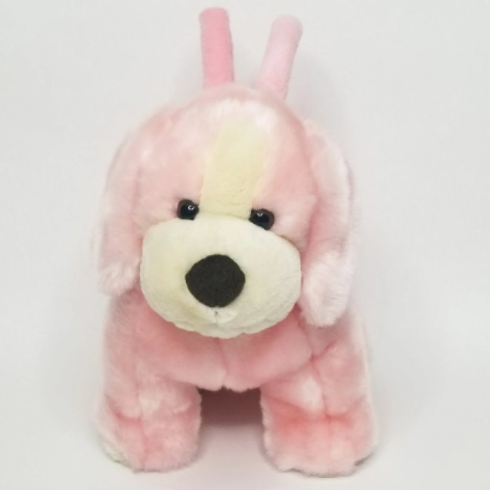 Vintage Pink Puppy Plush Purse Handbag 90s Kid Nostalgia